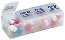 Ezy Dose Four A Day Classic Pill Reminder
