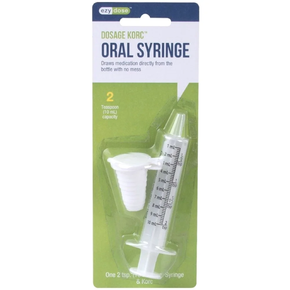 Ezy Dose Flents Oral Syringe 10 ml, 4-pack