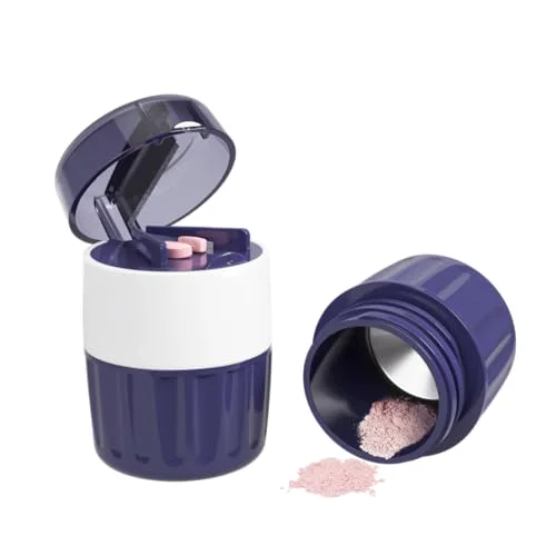 Ezy Dose Pill Crusher and Cutter 3-in-1, Purple