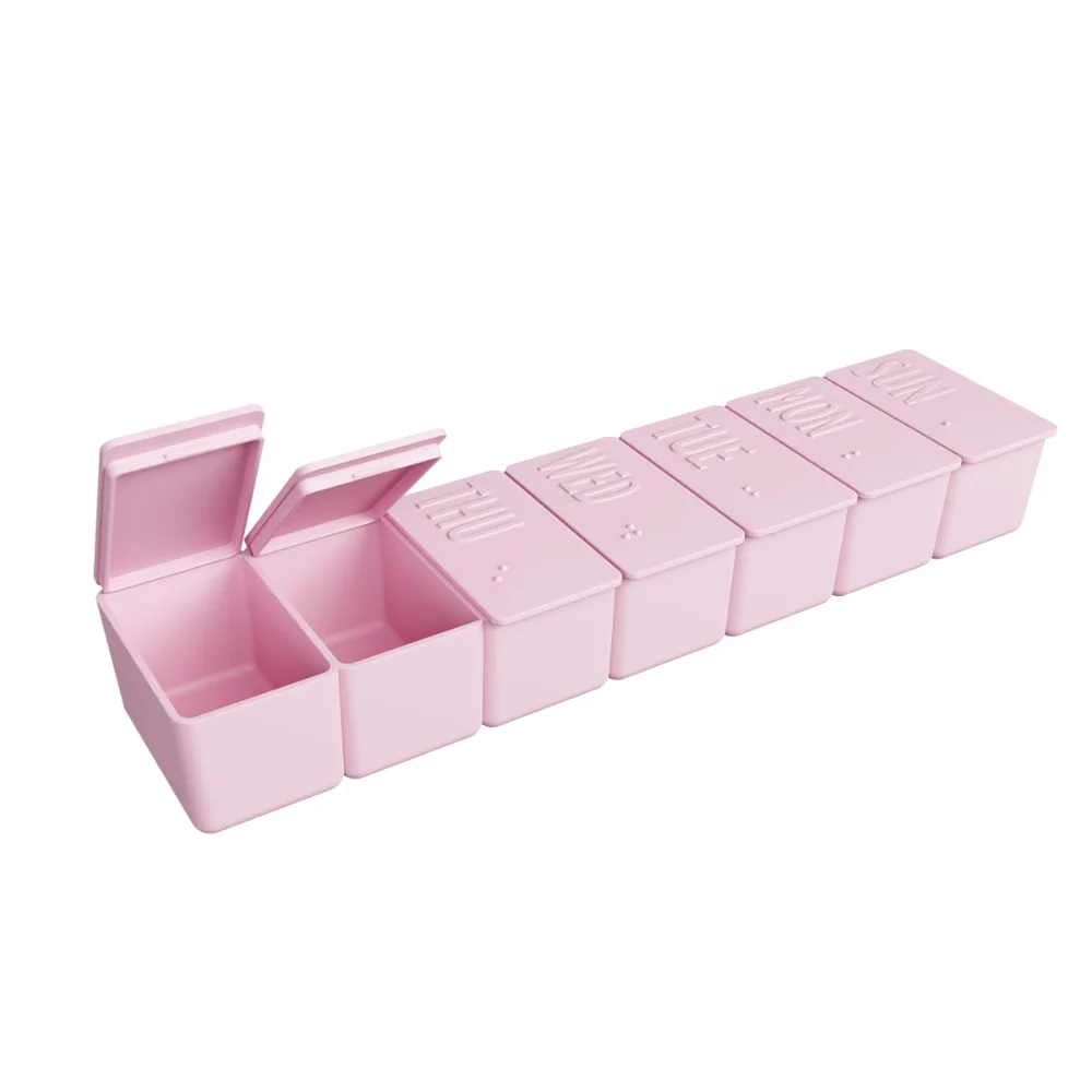 Ezy Dose Weekly 7-Day Pill Organizer, soft touch, Large