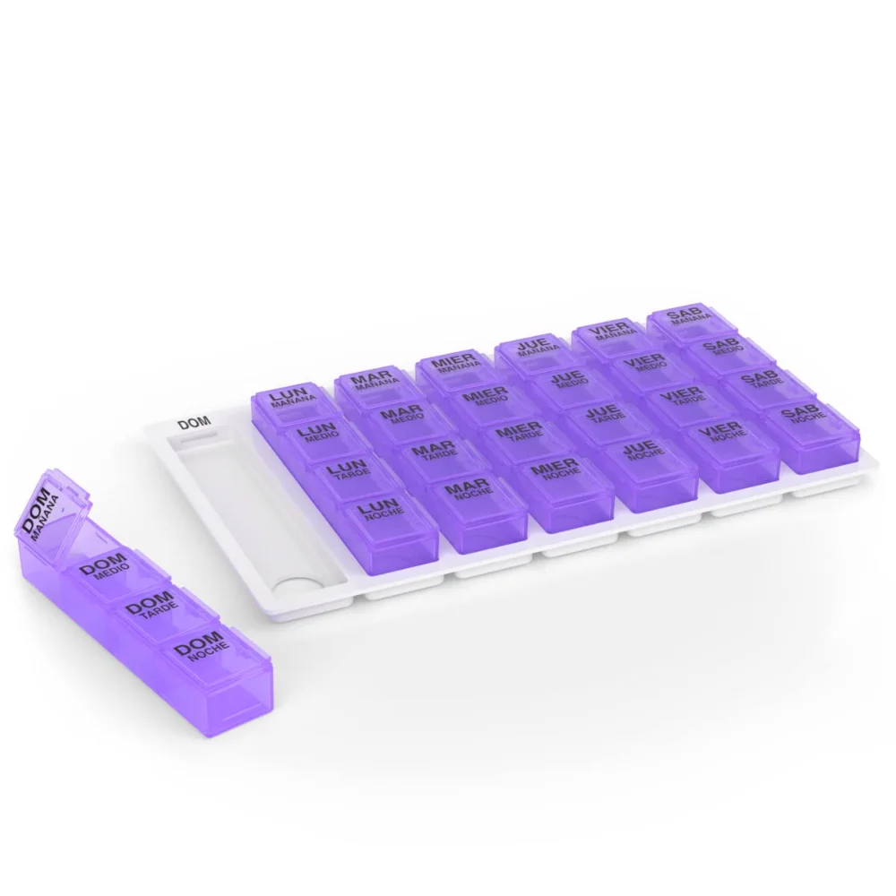 Ezy Dose One-Day-at-A-Time Weekly Travel Pill Planner