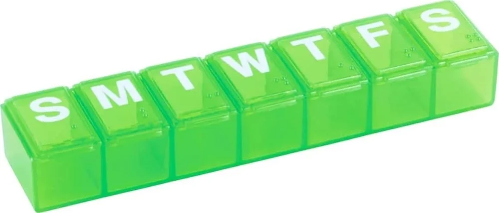 Ezy Dose 7-Day AM/PM and Classic Weekly Pill Organizer with Removable