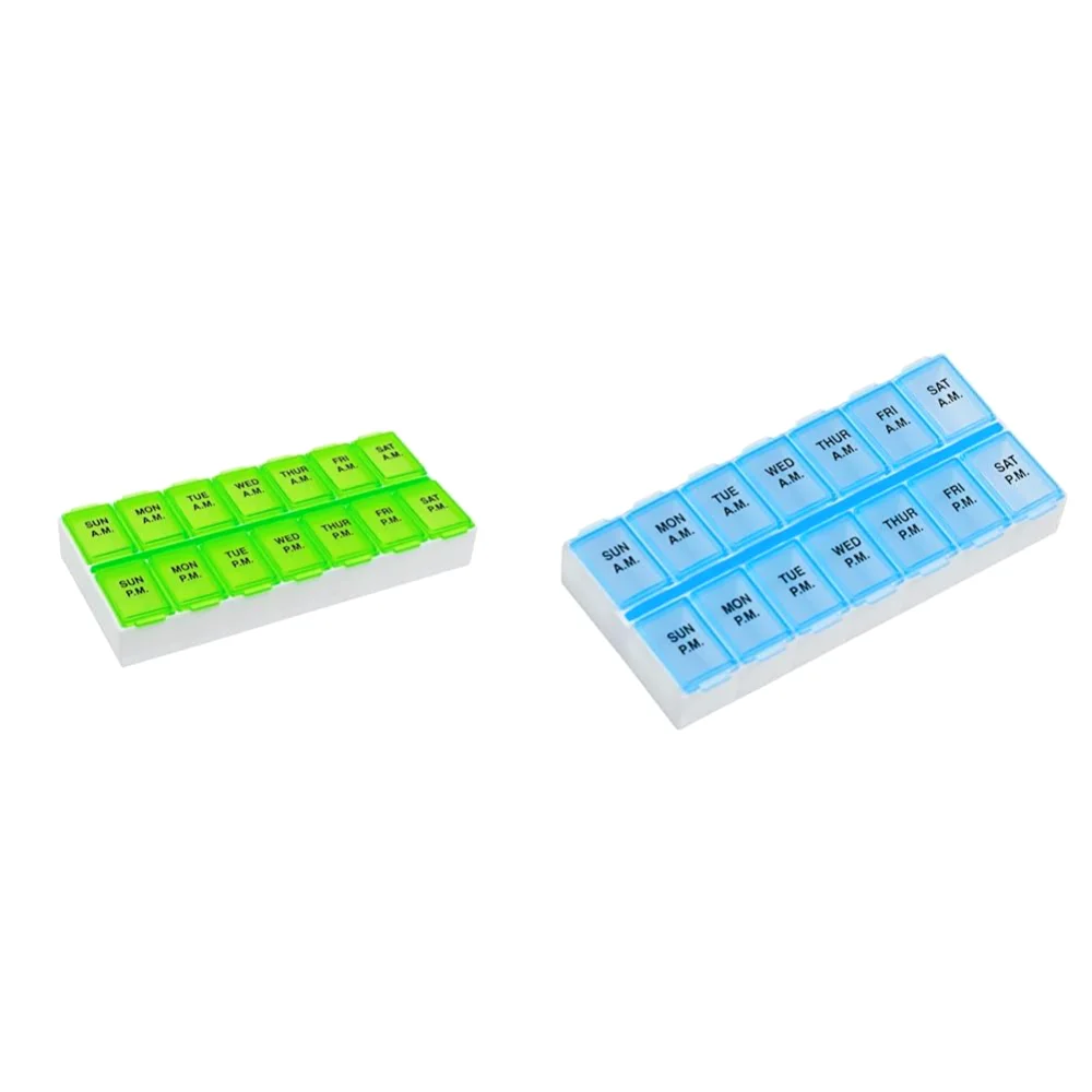 Ezy Dose 7-Day AM/PM Pill Organizer and 7-Day AM/PM Pill Organizer