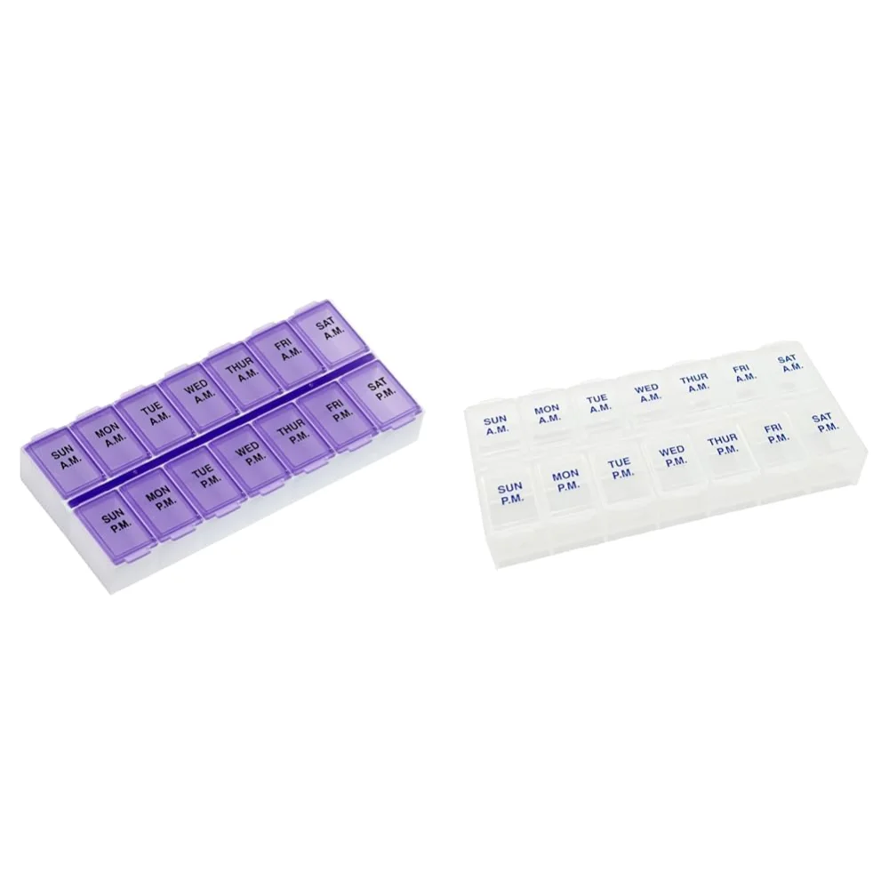 Ezy Dose 7-Day AM/PM Pill Organizer with Medium Compartments