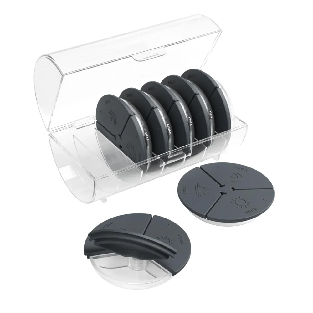 Ezy Dose Weekly 7-Day AM/PM Pill Organizer, snap lid