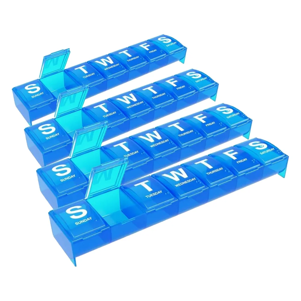 Ezy Dose 7-Day Weekly Pill Organizer and Planner