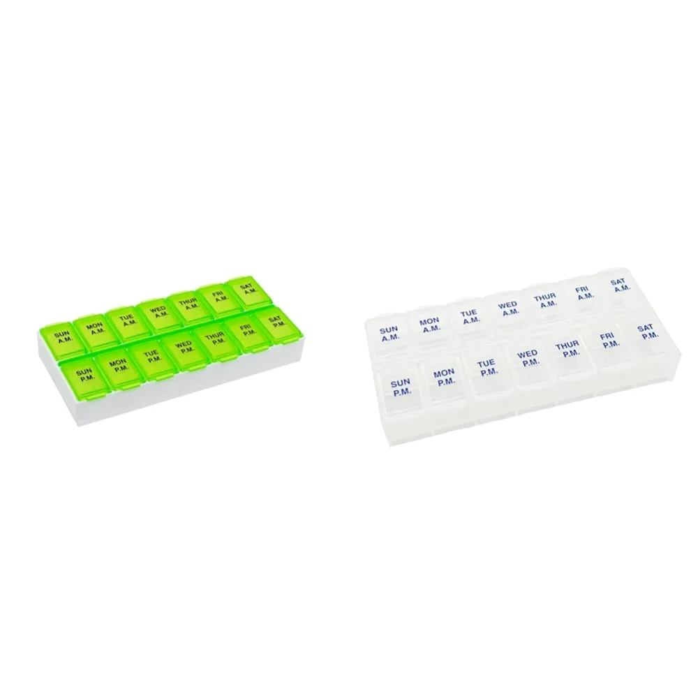 Ezy Dose 7-Day AM/PM Pill Organizer, Medium (2)