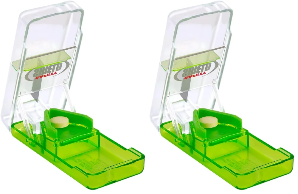 Ezy Dose Pill Cutter with Safety Shield, 2-pack