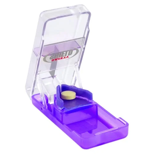Ezy Dose Pill Cutter with Safety Shield, Purple