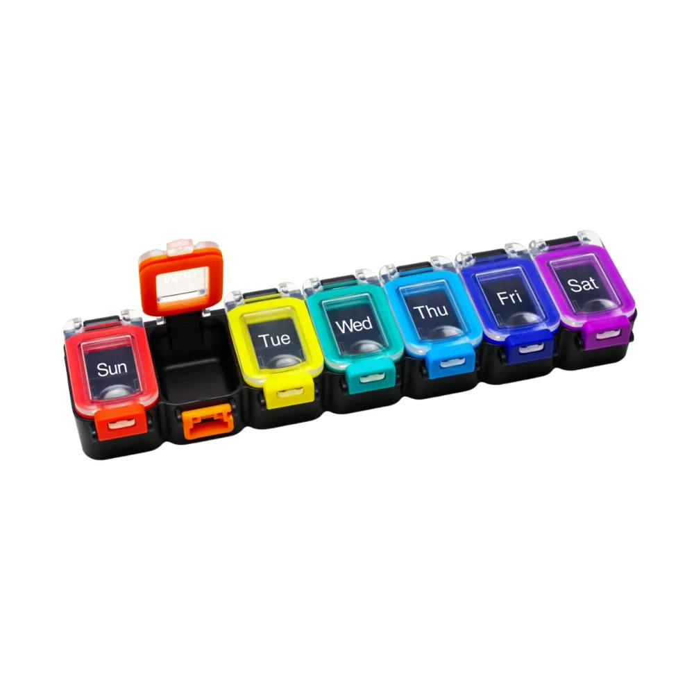 Ezy Dose Weekly 7-Day Pill Organizer, locking