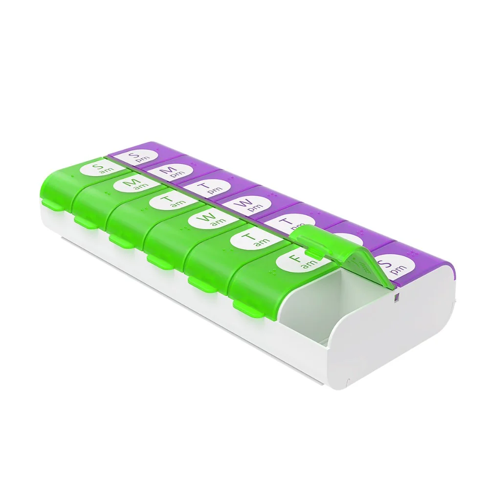 Ezy Dose Weekly 7-Day AM/PM Pill Organizer, Large