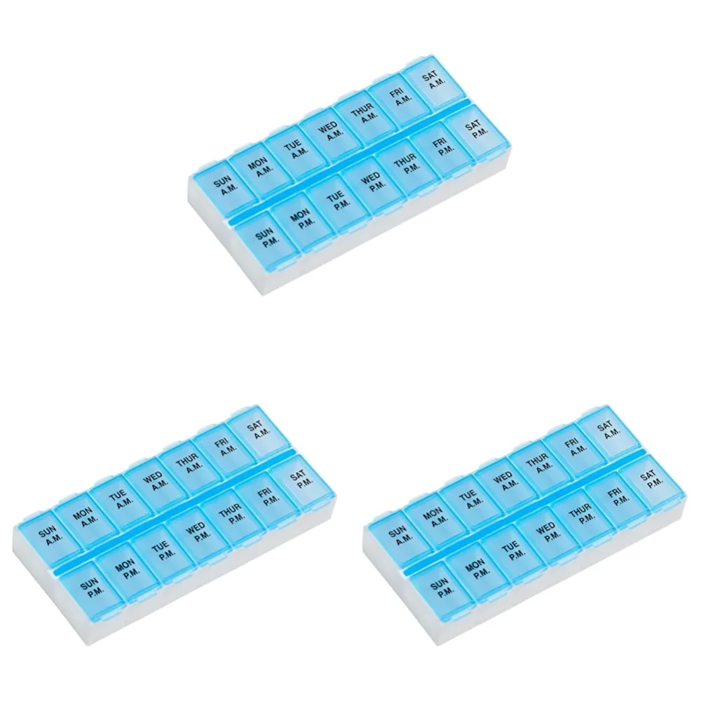 Ezy Dose Weekly 7-Day AM/PM Daily Pill Case