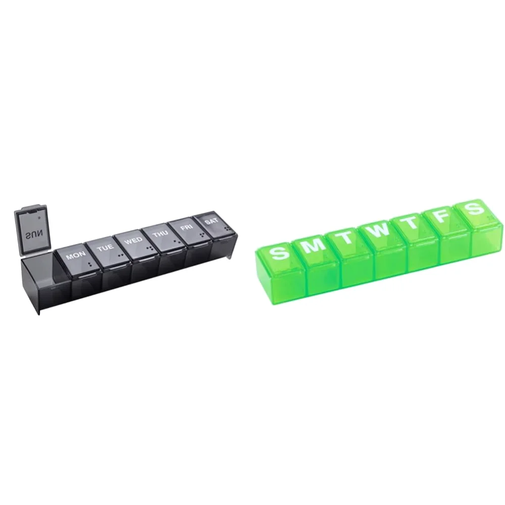 Ezy Dose Weekly 7-Day Pill Organizer, Large (2)