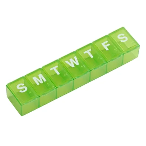 Ezy Dose 7-Day Pill Organizer with Large and Medium Compartments