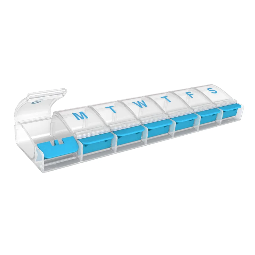 Ezy Dose 7-Day AM/PM Push Button Pill Case and Weekly Push Button Pill