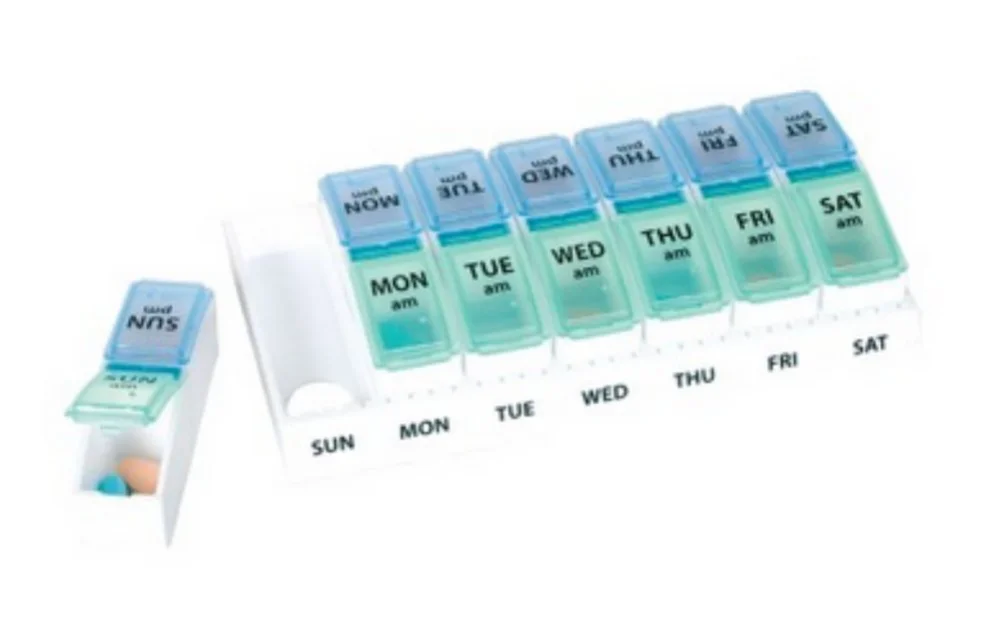 Ezy Dose AM/PM Travel Pill Planner Containers 1 Each Small