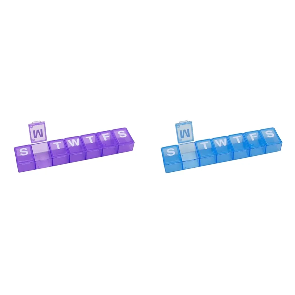 Ezy Dose Weekly 7-Day Pill Organizer, snap lid, XL